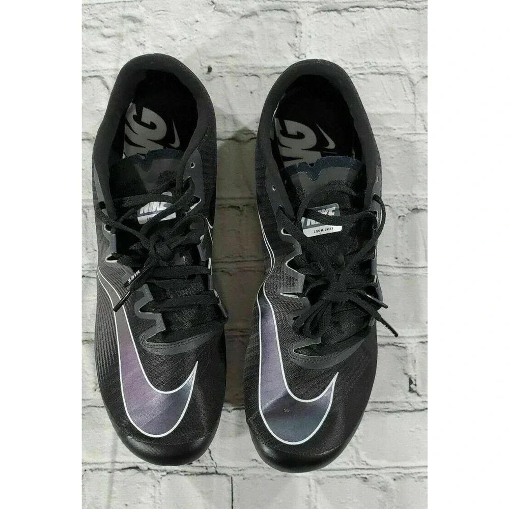 Nike Zoom Ja Fly 3 Indigo Fog Speckled Track Spikes 865633 002 MENS SIZE 12